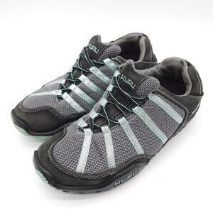 KURU Chicane (Womens Size 11 M) Black Blue Leather Suede Hiking Sneakers‎ Shoes
